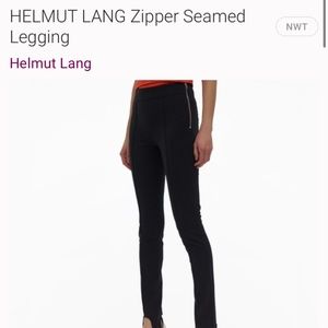 Helmut Lang seamed leggings